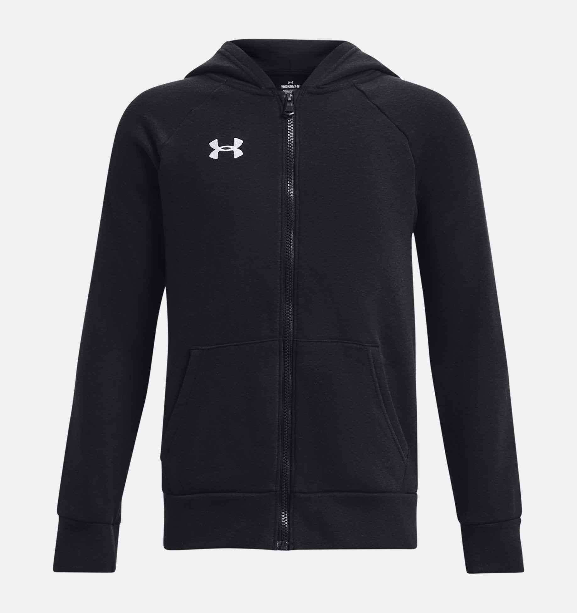 Boys' UA Rival Fleece Full-Zip Hoodie