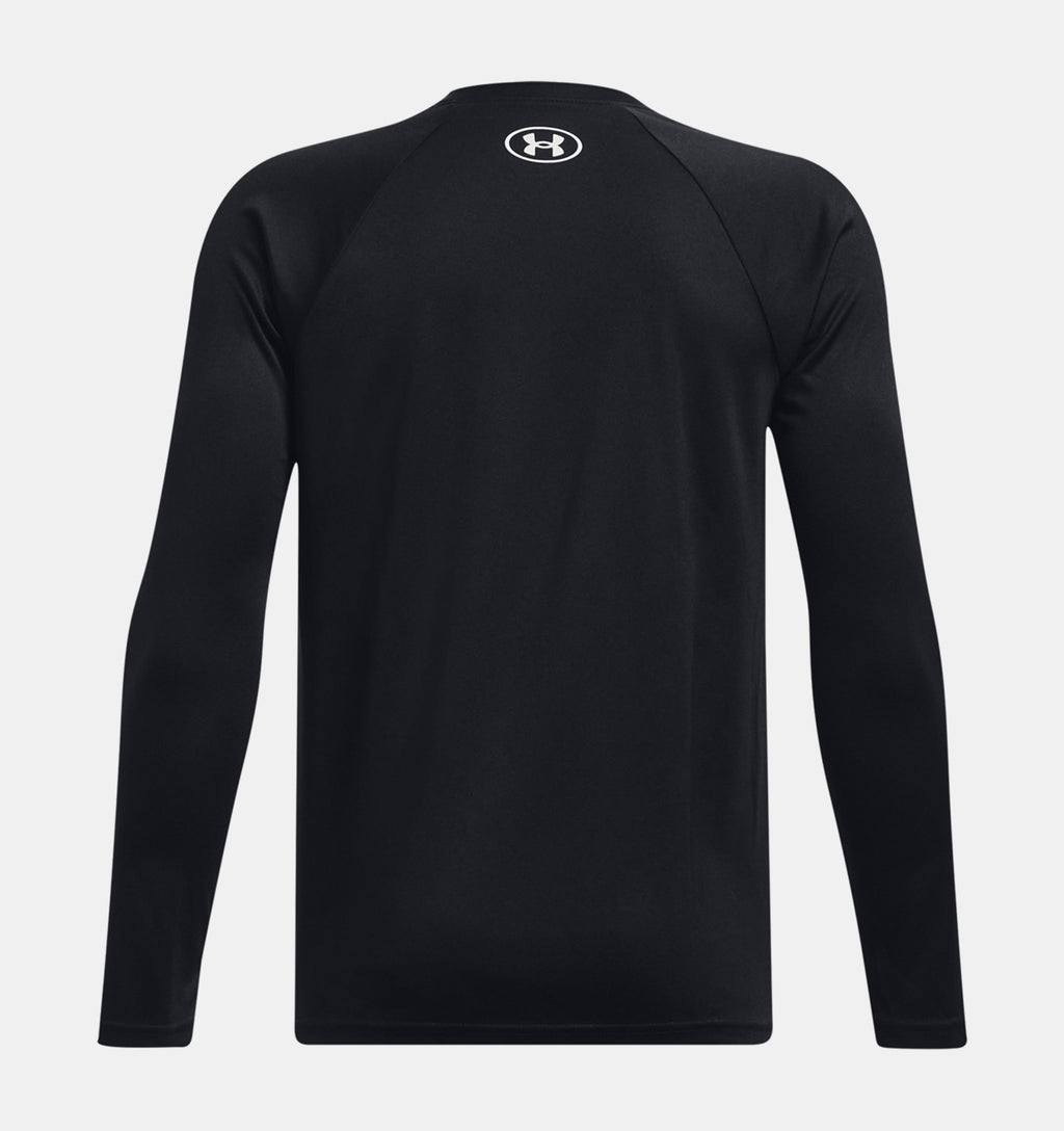 Boys' UA Tech Hybrid Print Fill Long Sleeve