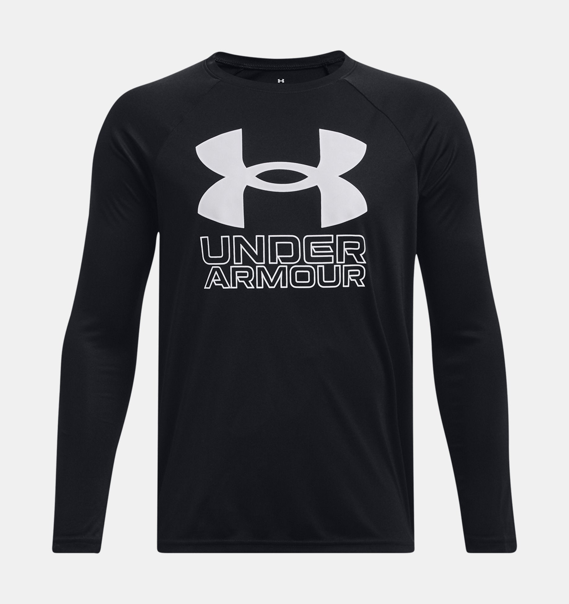 Boys' UA Tech Hybrid Print Fill Long Sleeve