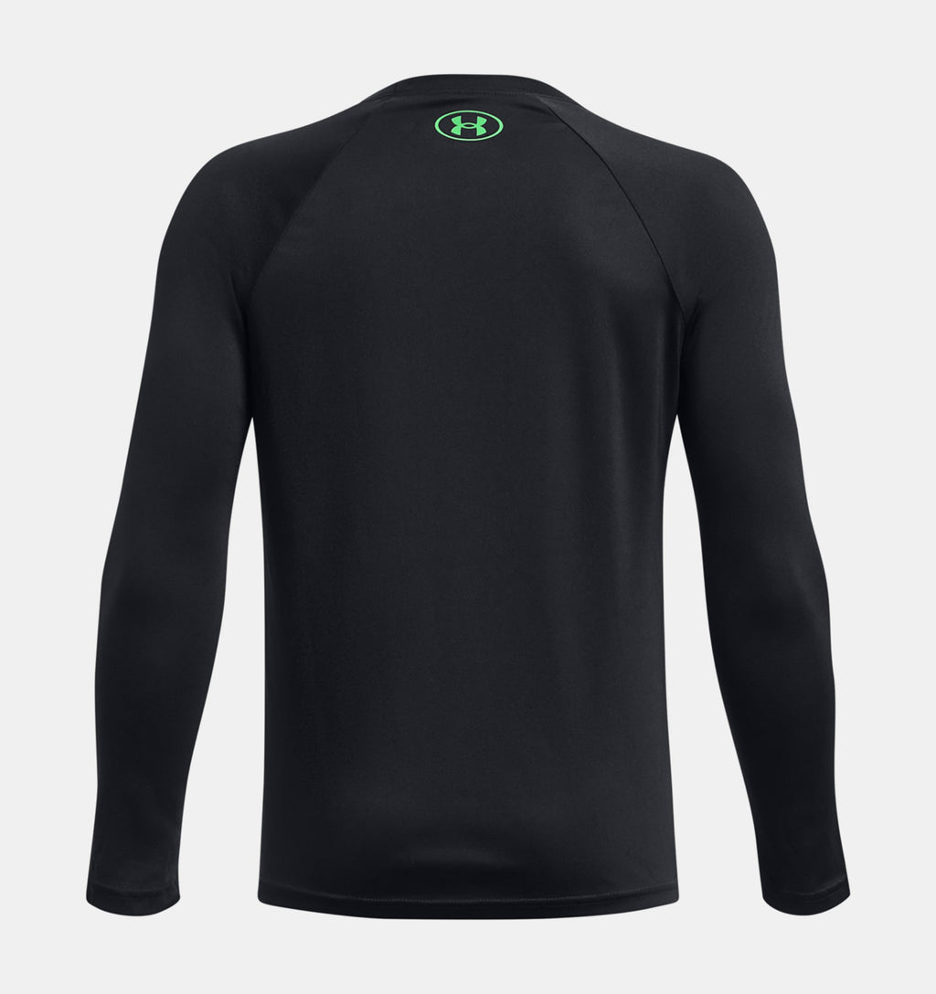 Boys' UA Tech Hybrid Print Fill Long Sleeve