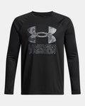 Boys' UA Tech Hybrid Print Fill Long Sleeve