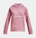 Girls' UA Rival Fleece Big Logo Print Fill Hoodie