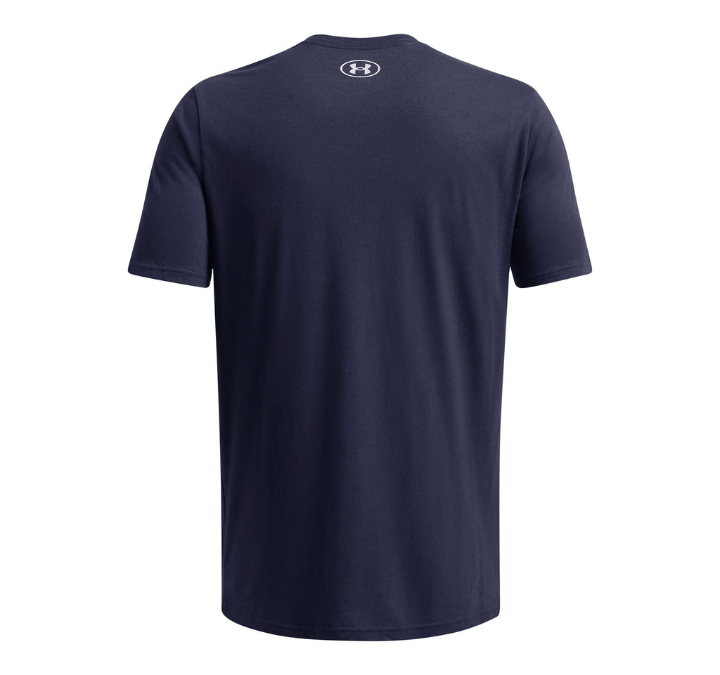 Under Armour Hockey Icon Short Sleeve T-Shirt Navy - back
