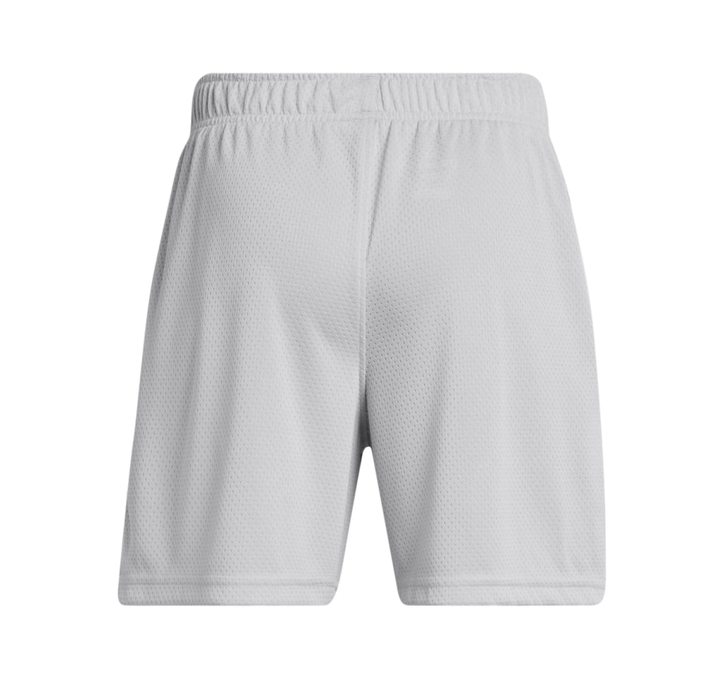 UA Boys' Tech Mesh Shorts Mod Gray back