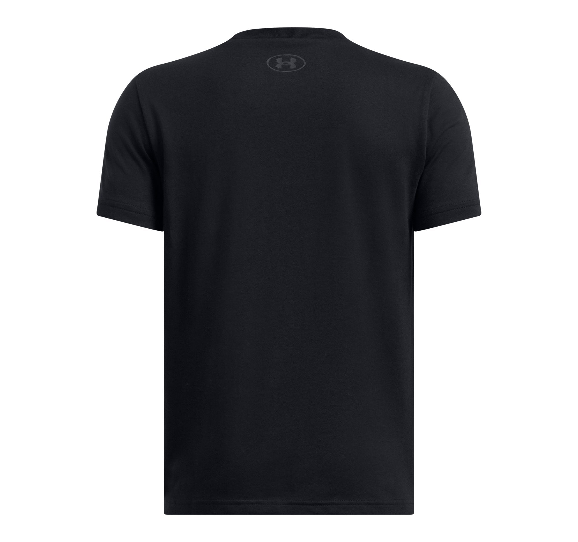 UA Boys' Boxed Sports Short Sleeve Black back