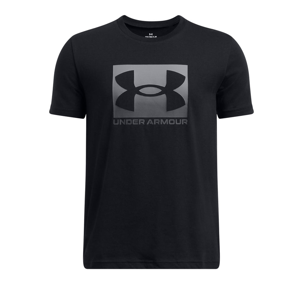 UA Boys' Boxed Sports Short Sleeve Black
