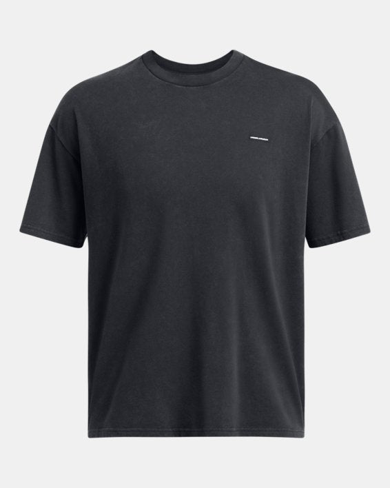 Under Armour Men's Heavyweight Logo Wash Oversized Short Sleeve