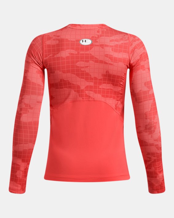 Under Armour Boys' HeatGear Printed Long Sleeve