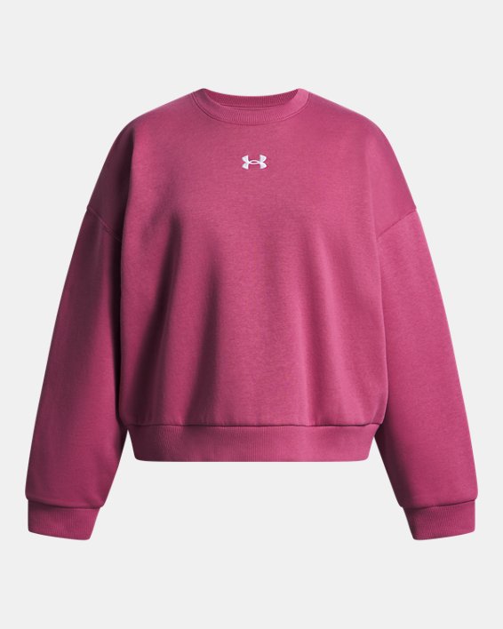 Under Armour Girls' Rival Fleece Oversized Crew