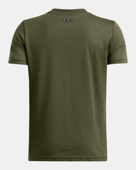 Under Armour Boys' UA Logo Wordmark Short Sleeve