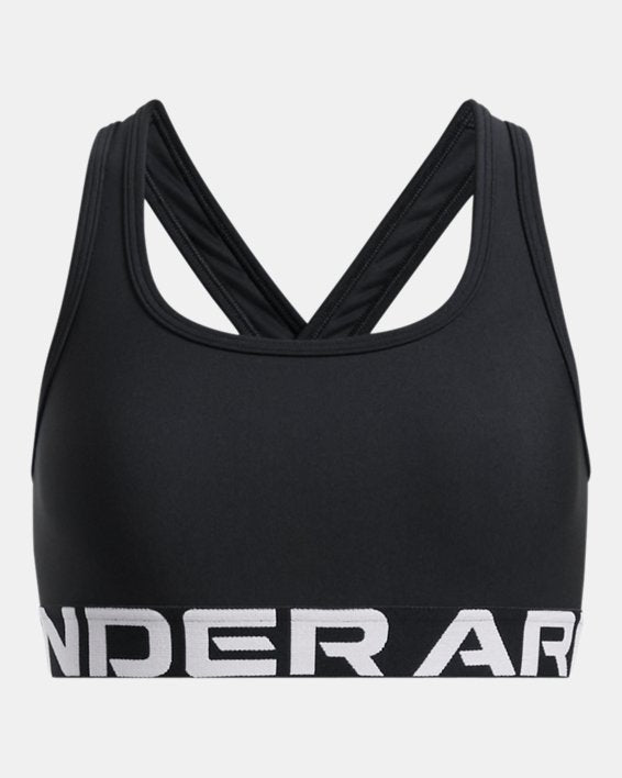 Under Armour Girls' UA Crossback Sports Bra