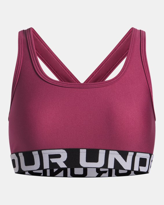 Under Armour Girls' UA Crossback Sports Bra