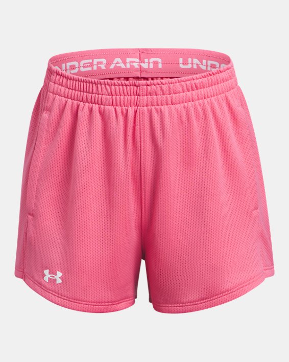 Under Armour Girls' Tech Mesh Play Up Shorts