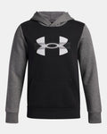 Under Armour Boys' Rival Fleece Colorblock Graphic Hoodie
