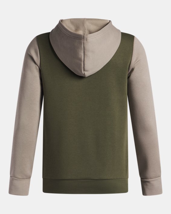Under Armour Boys' Rival Fleece Colorblock Graphic Hoodie