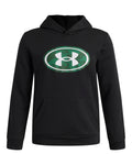 UA Boys' Rival Fleece Key Print Fill Hoodie Ultimate Black