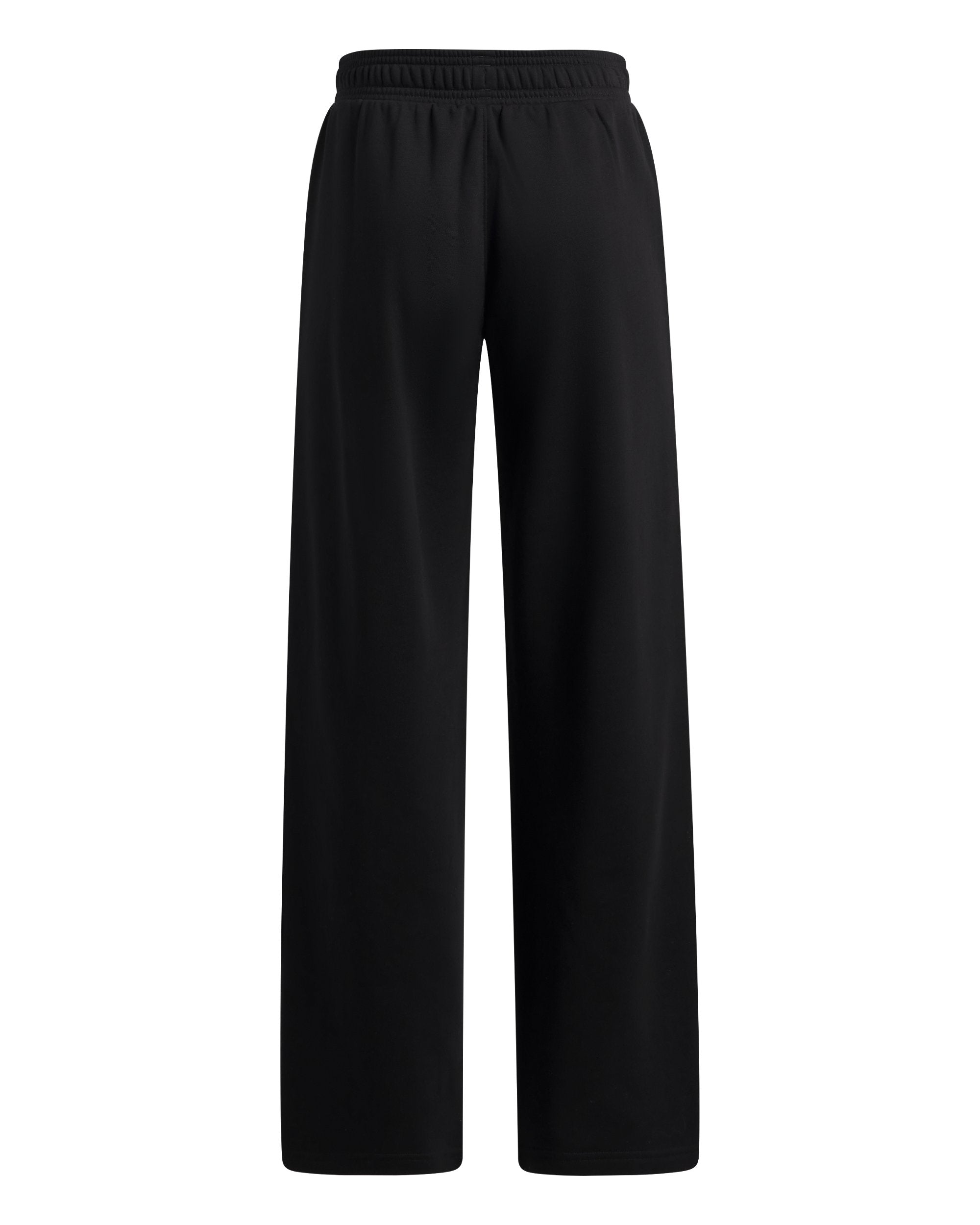 UA Girls' Rival Fleece Pants Ultimate Black back