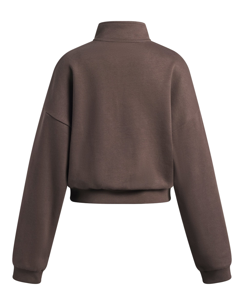 UA Girls' Rival Fleece Half Zip Peppercorn back