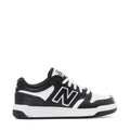 New Balance Little Kid's 480 Wide Sneakers - Black/White/Black