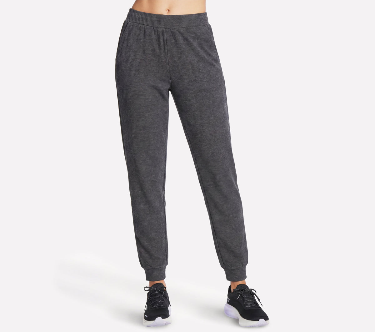 Skechers Women's GO LUXE Ottoman Jogger - Gray - front