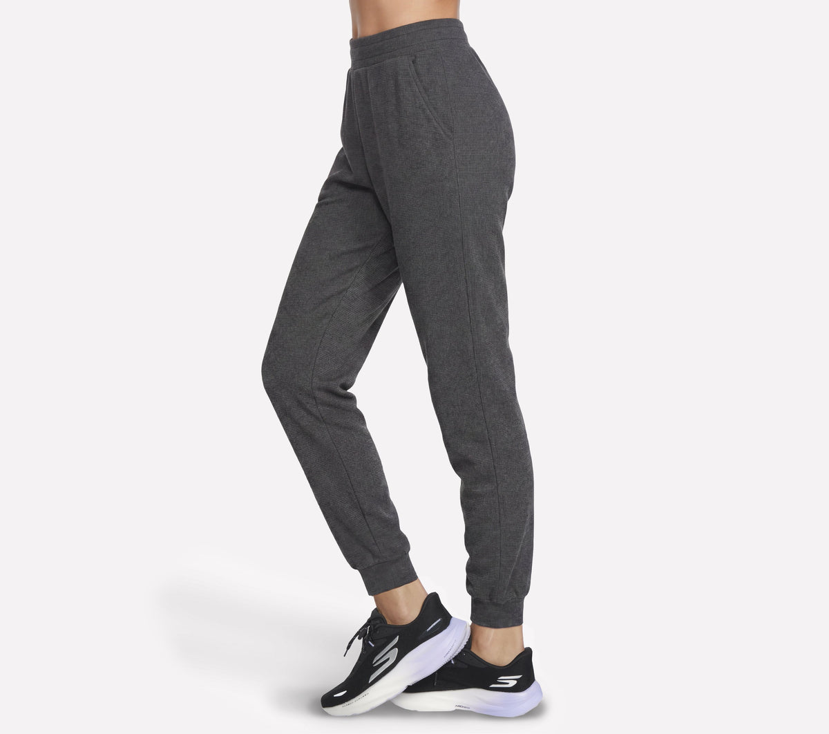 Skechers Women's GO LUXE Ottoman Jogger - Gray - side