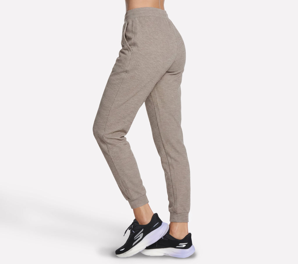 Skechers Women's GO LUXE Ottoman Jogger - Natural - back