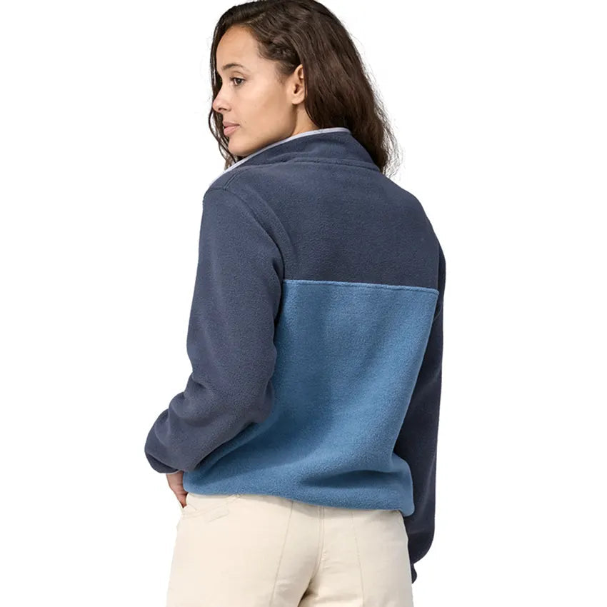 Patagonia Women's Lightweight Synchilla Snap-T Pullover Utility Blue back