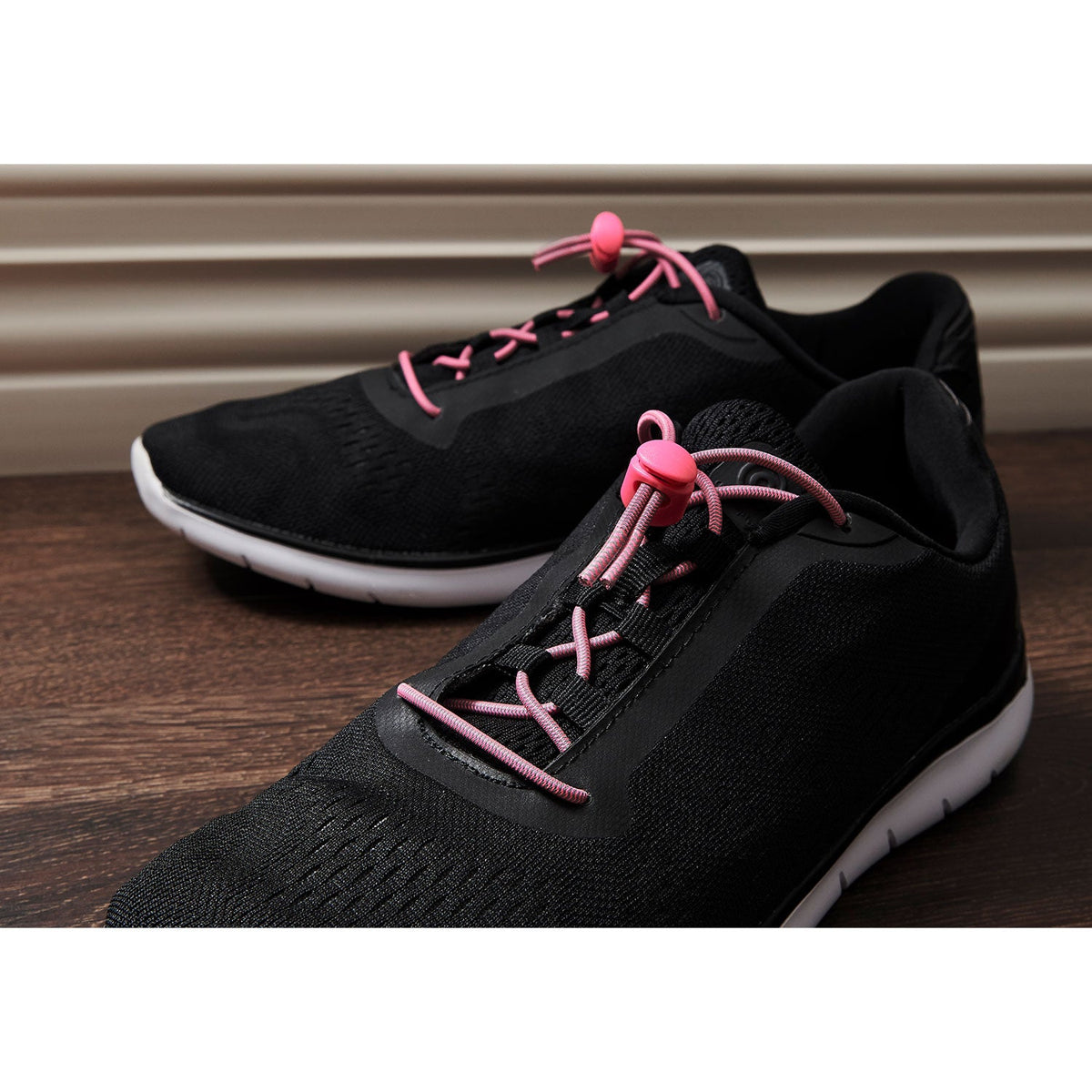Sof Sole Reflective Laces - Pink detail