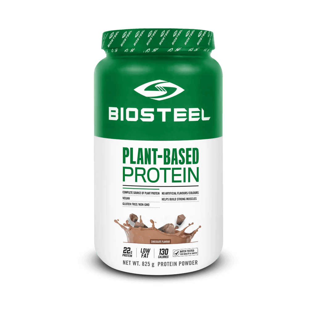 BioSteel Plant-Based Protein Powder, Chocolate, 825g - front