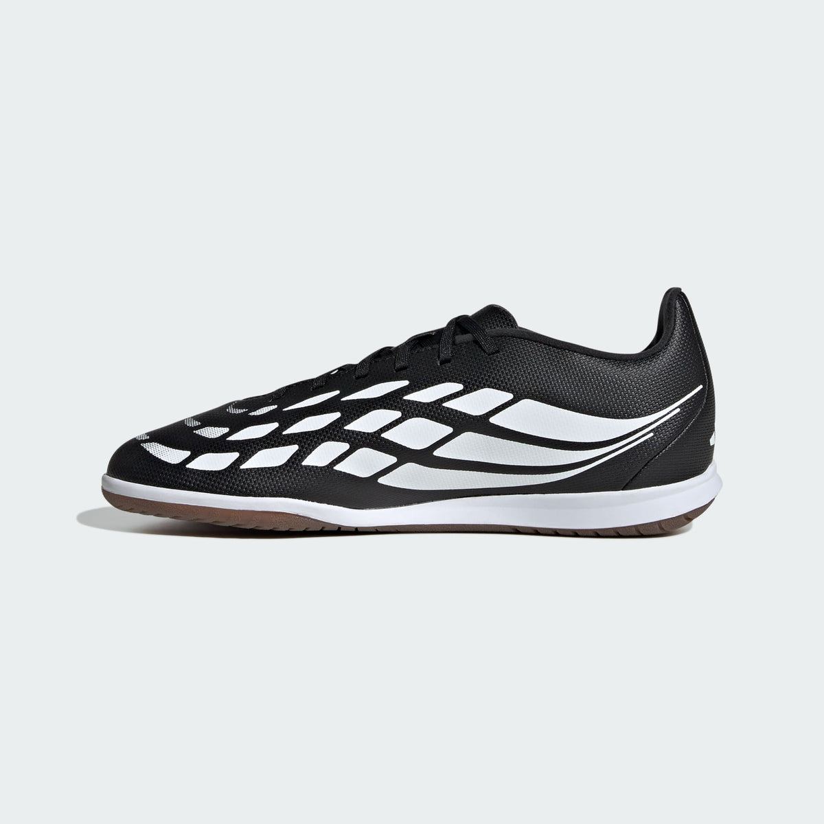 Adidas Kid's Predator Club Indoor Sala Soccer Shoes Core Black/Cloud White/Lucid Red - medial