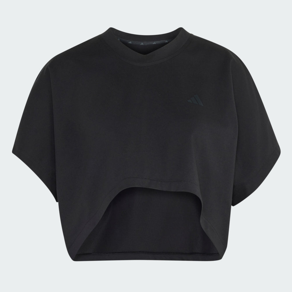 adidas PrimeLift Workout Graphics T-Shirt Black laydown