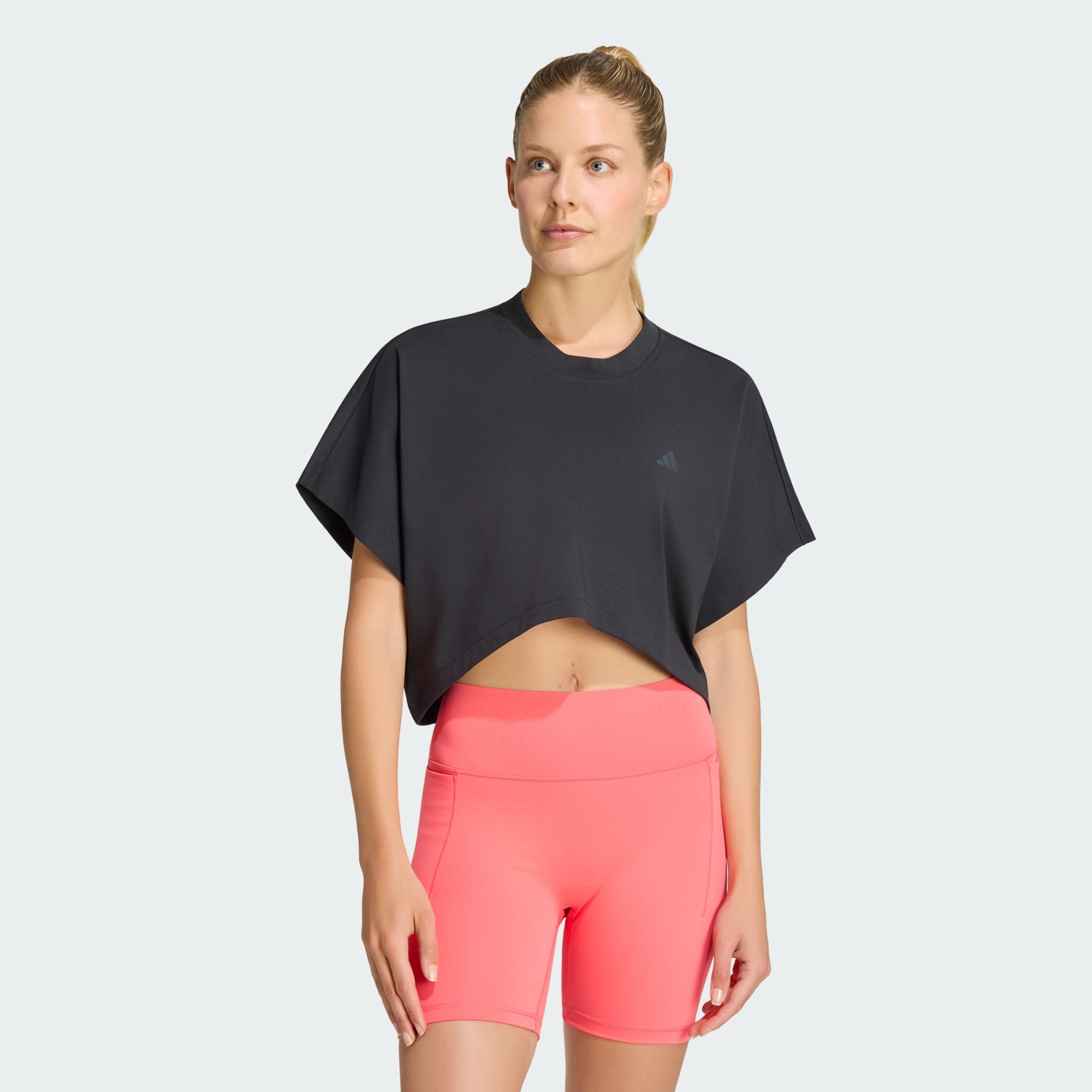 adidas PrimeLift Workout Graphics T-Shirt Black front