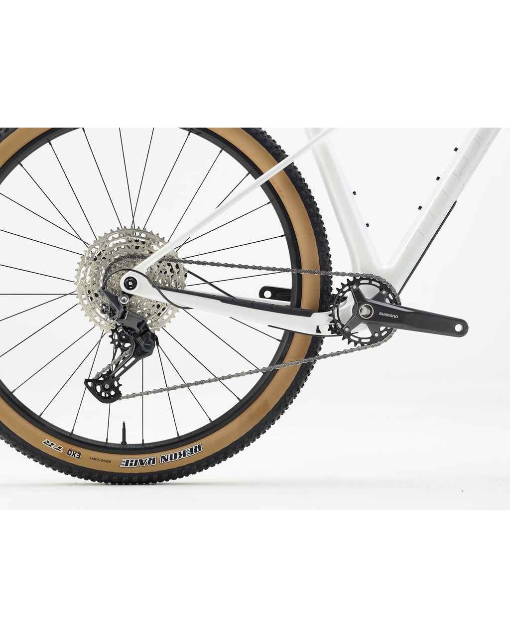 Trek Procaliber 9.5 Gen 3 - Crystal White, drivetrain