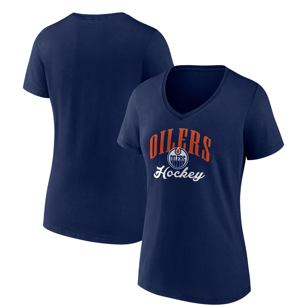 Edmonton Oilers Women's Victory Script Tee