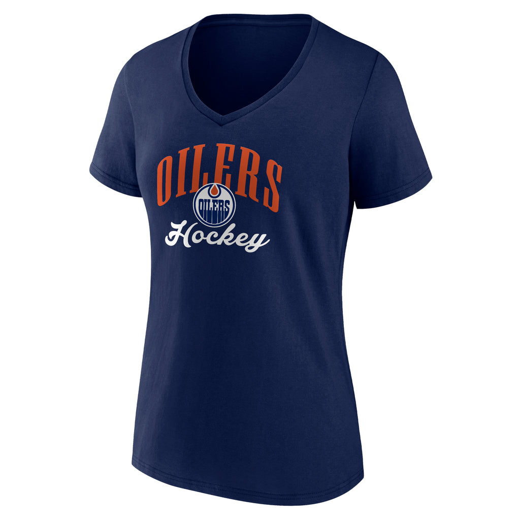 Edmonton Oilers Women's Victory Script Tee