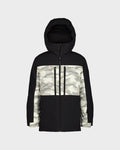 Quiksilver Boys' Double Black Snow Jacket - Black - front