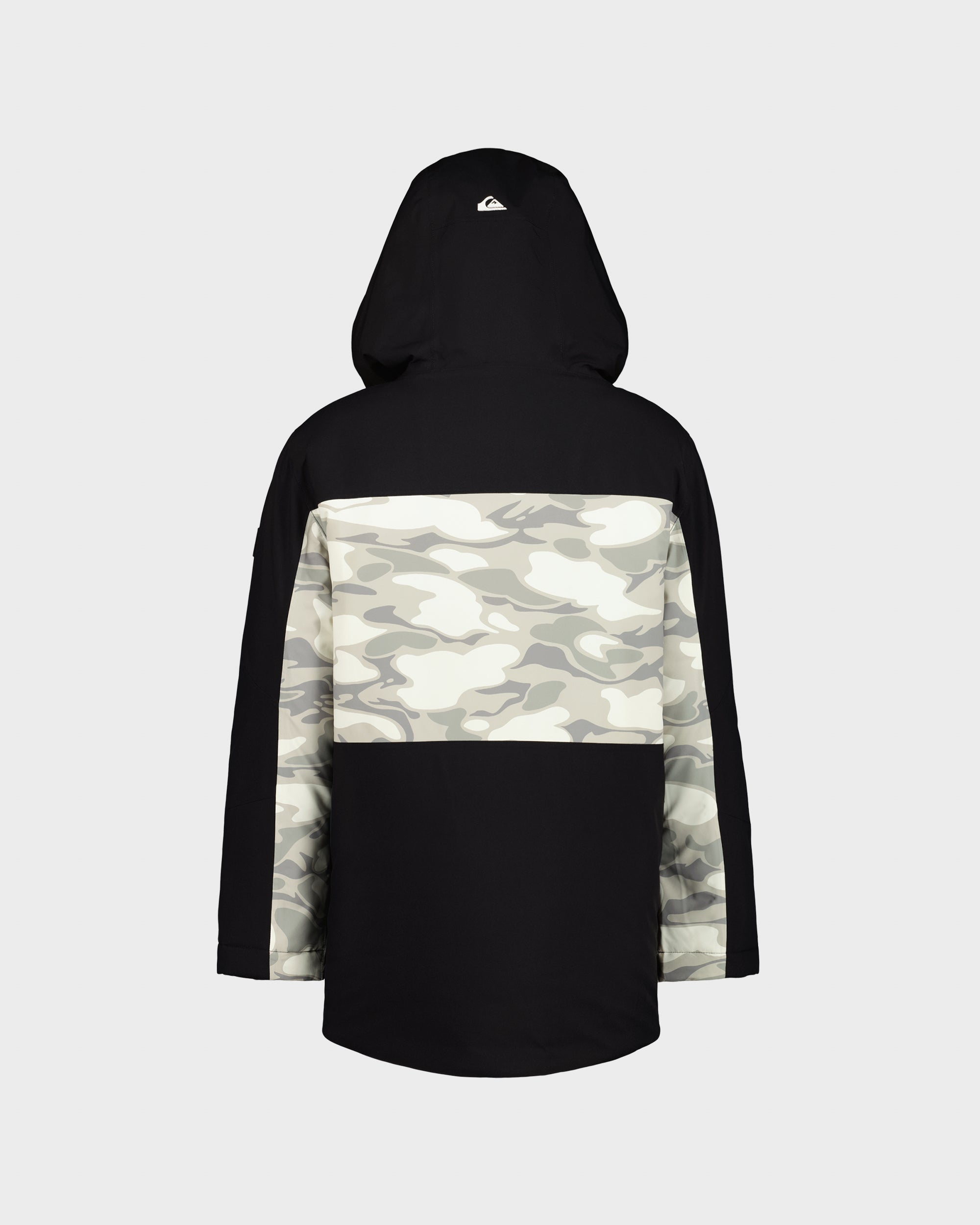 Quiksilver Boys' Double Black Snow Jacket - Black - back