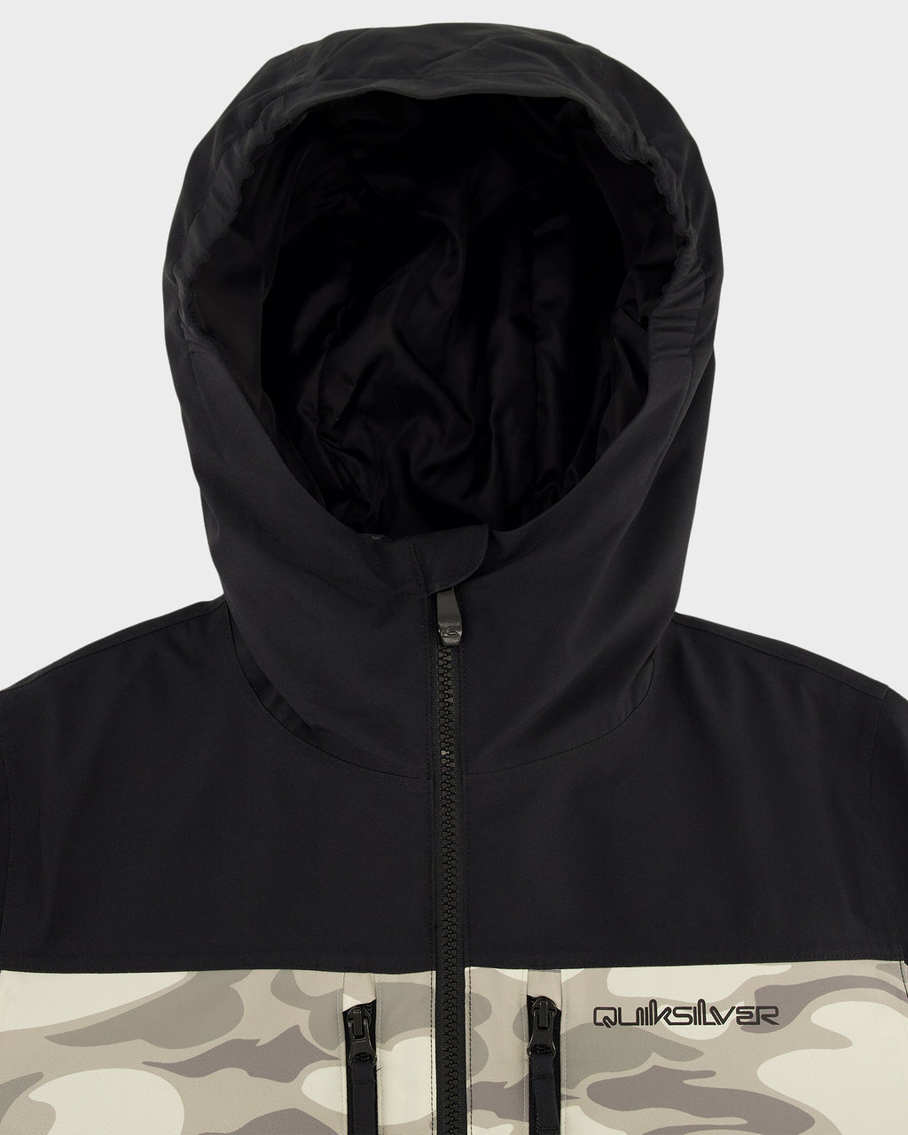 Quiksilver Boys' Double Black Snow Jacket - Black - detail
