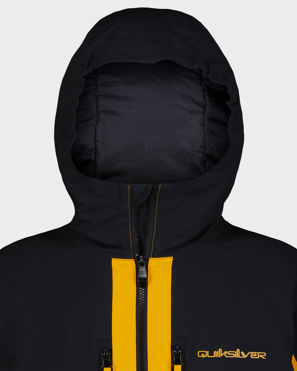 Quiksilver Boys' Shadow Colour Block Snow Jacket - Radiant Yellow - detail