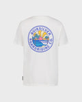 Quiksilver Little Boys' Surf Circle Short Sleeve T-Shirt - Off White - back