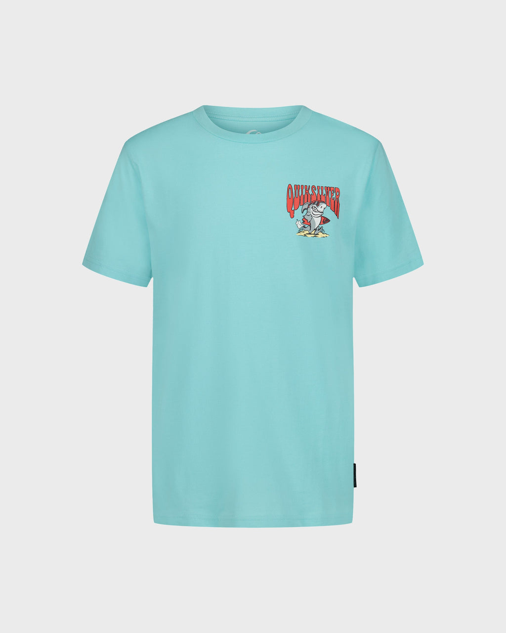 Quiksilver Boys Shark Run T-Shirt - Angel Blue - Front