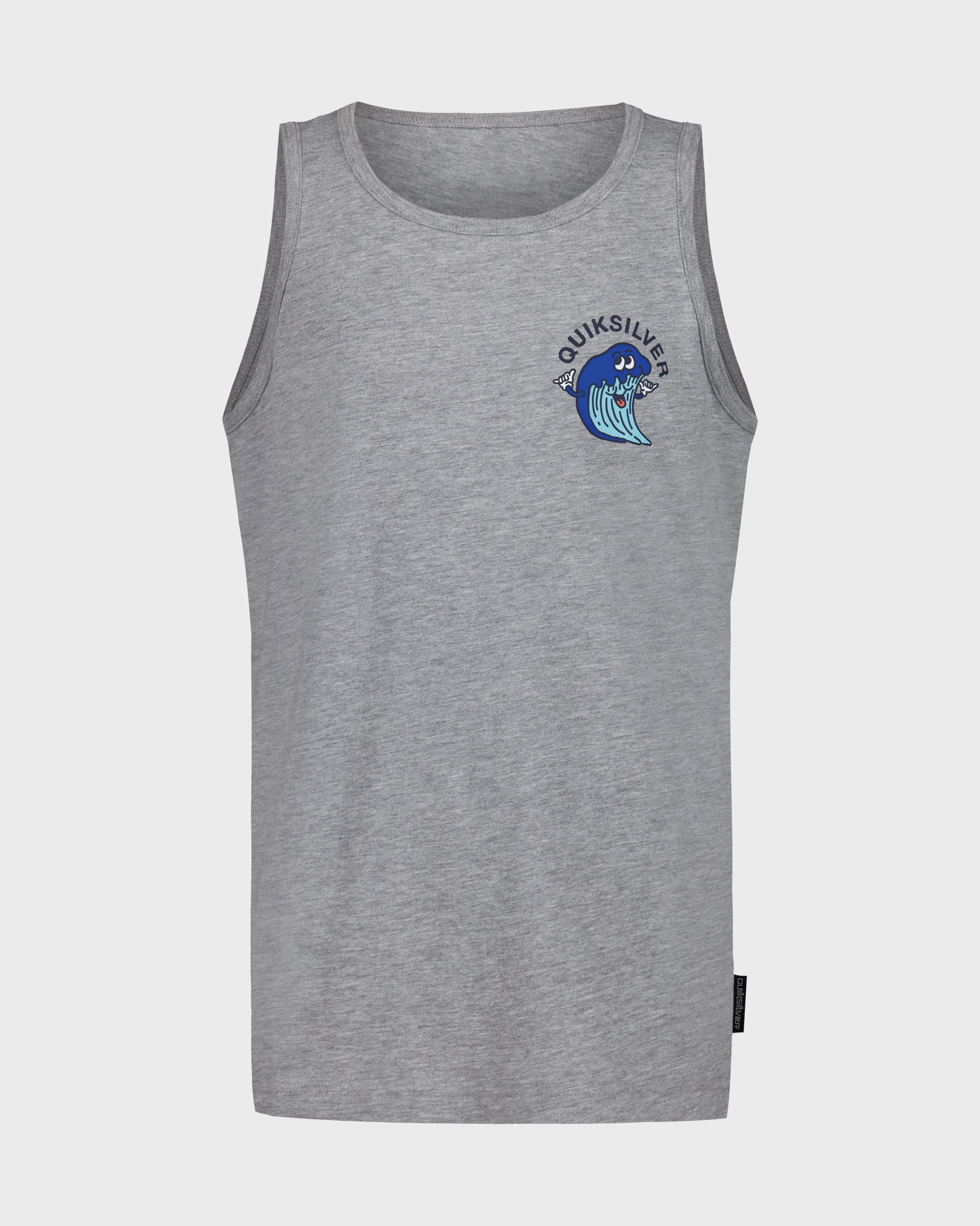 Quiksilver Boys Happy Wave Tank grey heather - front