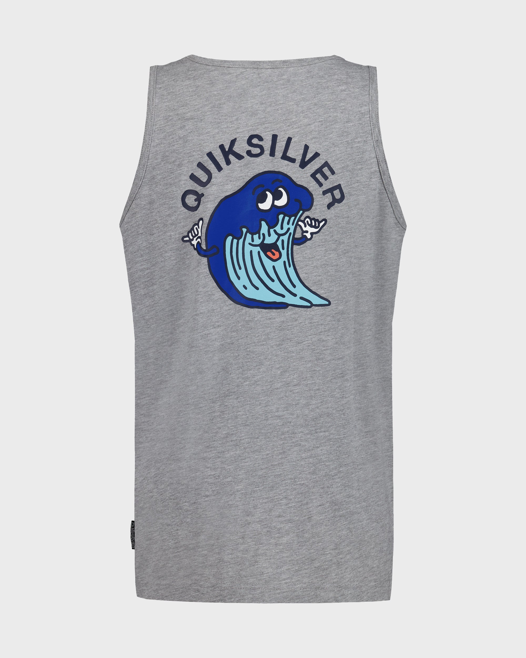 Quiksilver Boys Happy Wave Tank grey heather - back