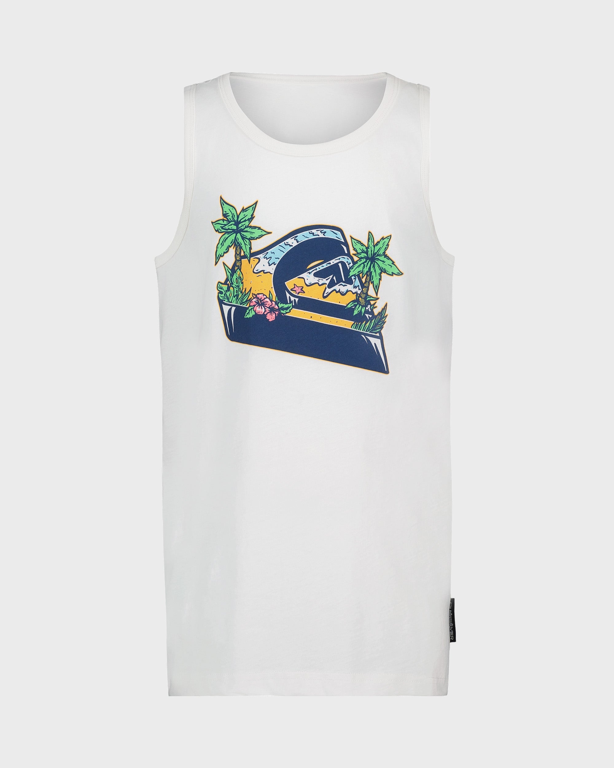 Quiksilver Boys Icon Beach Tank off white - front