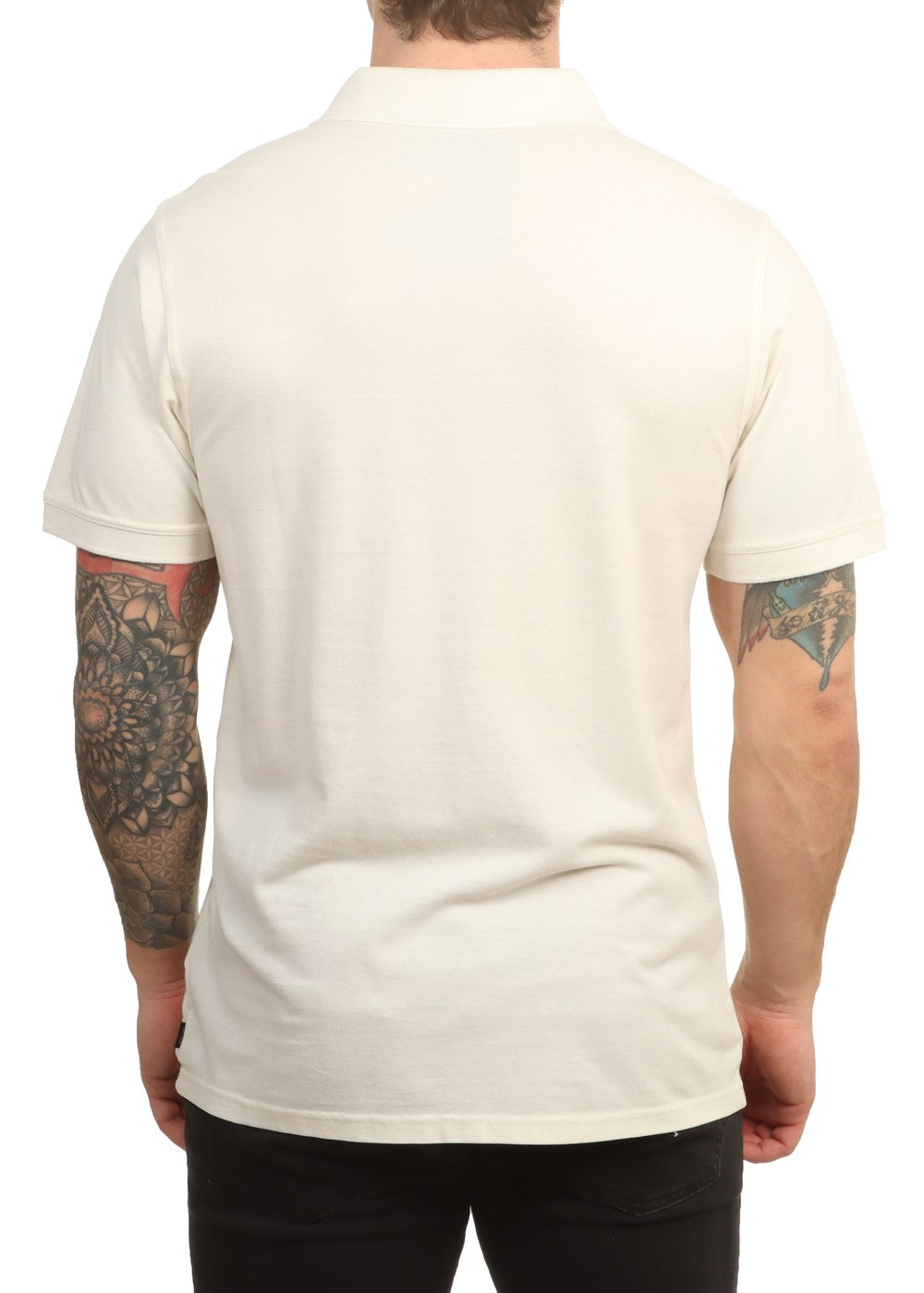 Rip Curl Faded Polo Shirt - Bone - back