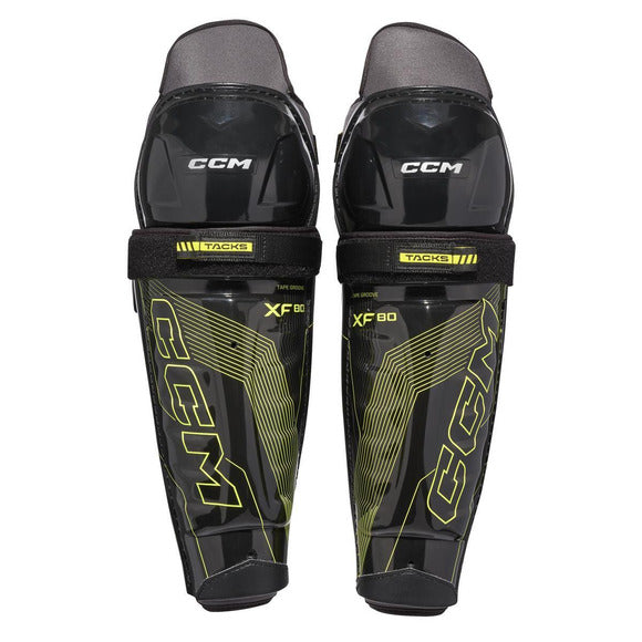 CCM Senior Tacks XF 80 Hockey Shin Guards - 2025