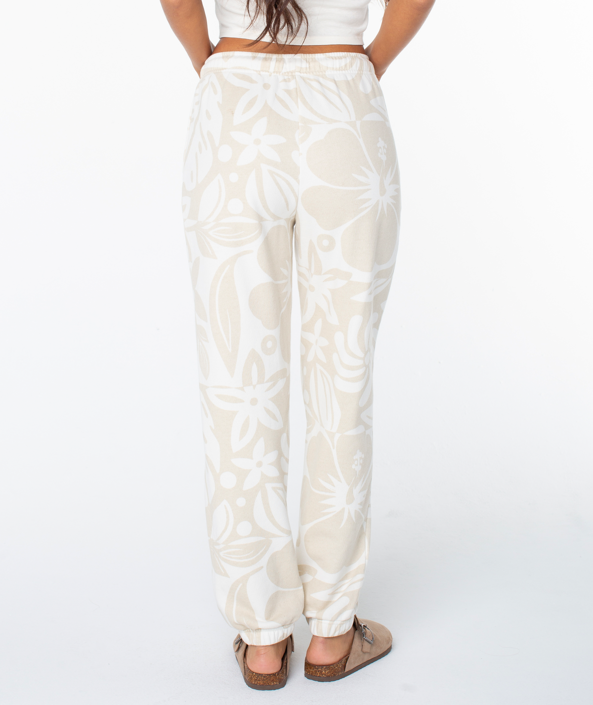 Roxy Women's Maile Pant - Parchment Cool Surf, back view