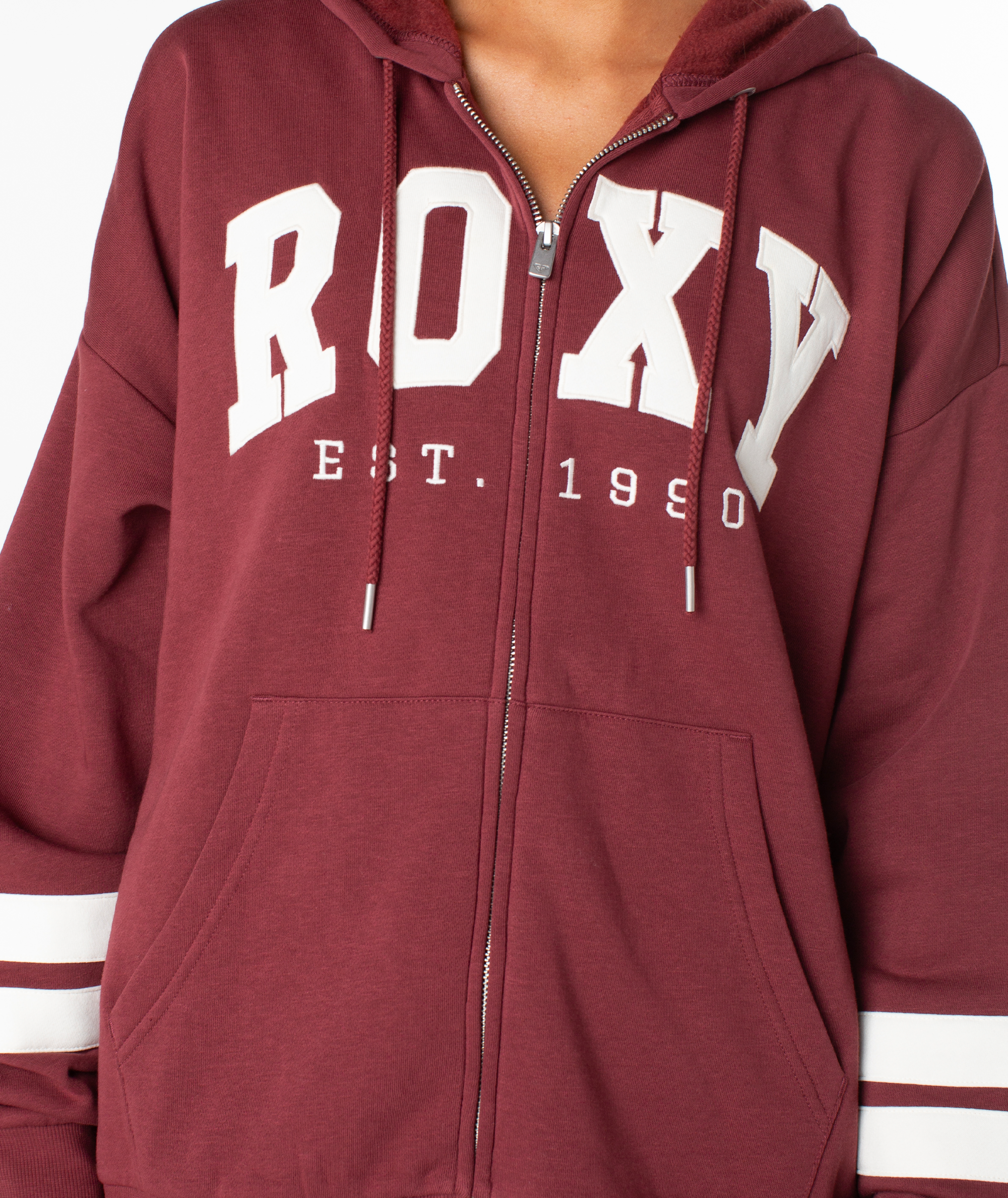 Roxy Women's Sunset Zip Hoodie - PORT END GAME