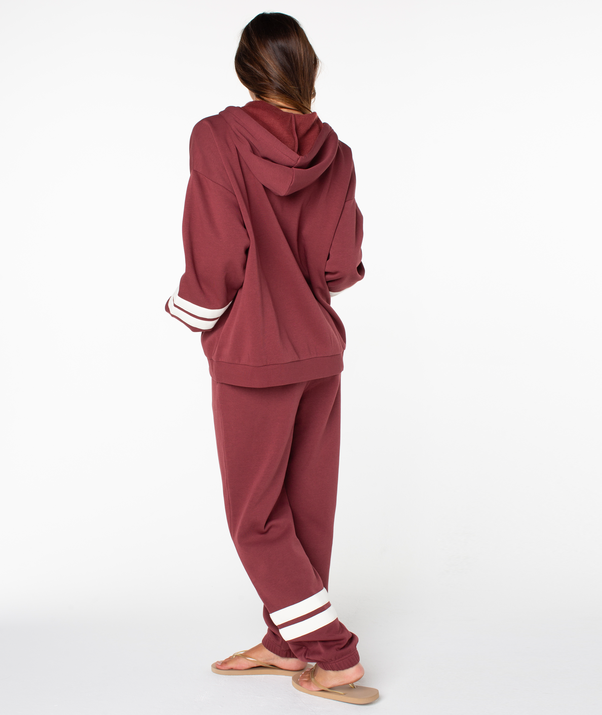Roxy Women's Sunset Zip Hoodie - PORT END GAME