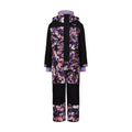 Roxy Girls' Backyard Snow Suit in Black - front